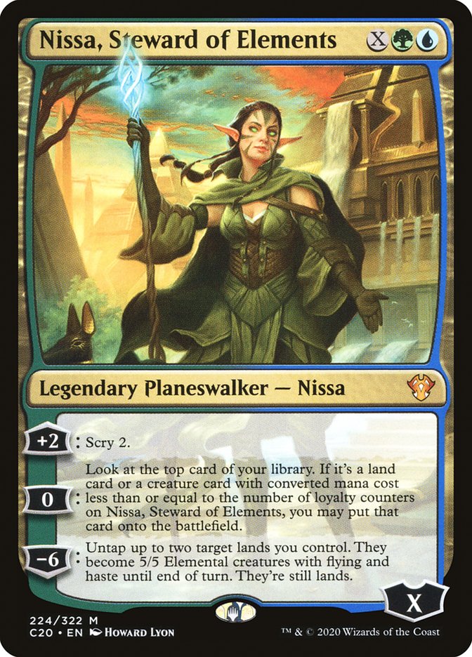 Nissa, Steward of Elements [Commander 2020] | Galactic Gamez