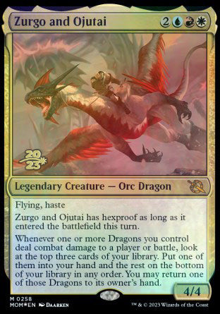 Zurgo and Ojutai [March of the Machine Prerelease Promos] | Galactic Gamez