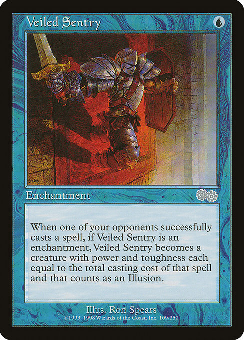 Veiled Sentry [Urza's Saga] | Galactic Gamez