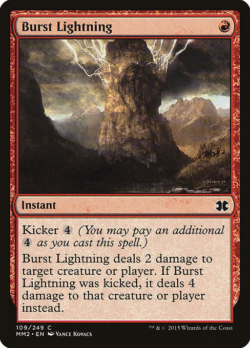 Burst Lightning [Modern Masters 2015] | Galactic Gamez