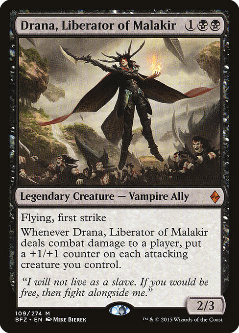 Drana, Liberator of Malakir [Battle for Zendikar] | Galactic Gamez