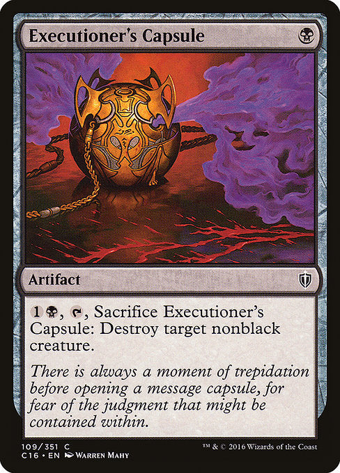 Executioner's Capsule [Commander 2016] | Galactic Gamez