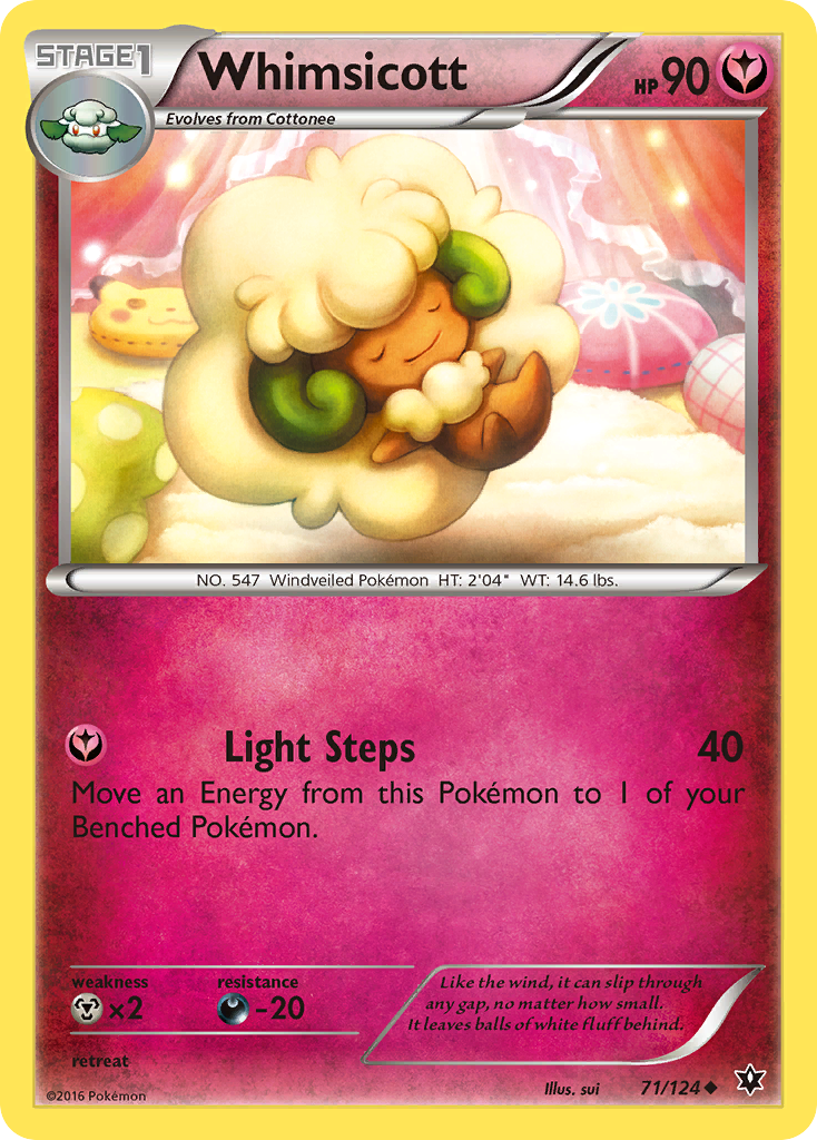 Whimsicott (71/124) [XY: Fates Collide] | Galactic Gamez