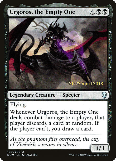 Urgoros, the Empty One [Dominaria Promos] | Galactic Gamez