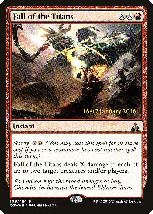 Fall of the Titans [Oath of the Gatewatch Promos] | Galactic Gamez