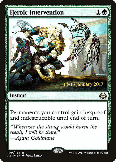 Heroic Intervention [Aether Revolt Promos] | Galactic Gamez