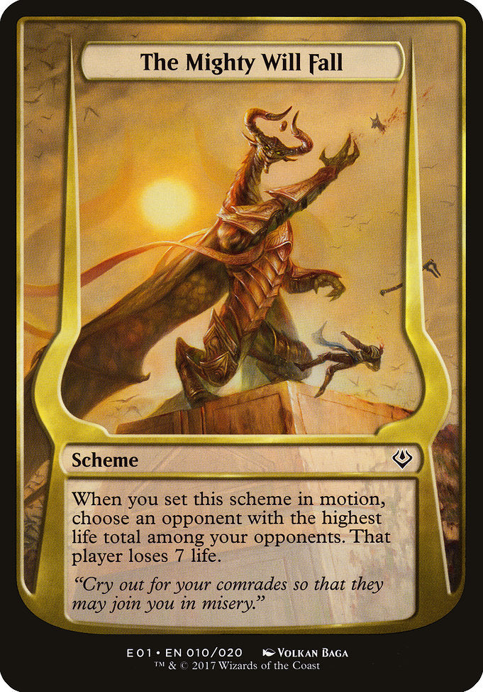 The Mighty Will Fall [Archenemy: Nicol Bolas] | Galactic Gamez