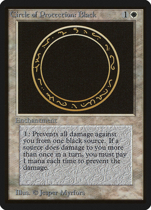 Circle of Protection: Black [Limited Edition Beta] | Galactic Gamez