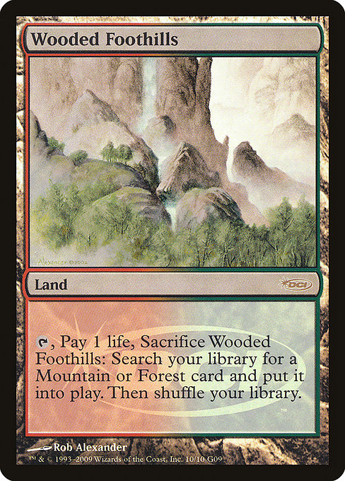 Wooded Foothills [Judge Gift Cards 2009] | Galactic Gamez