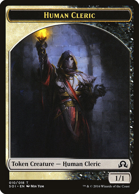 Human Cleric [Shadows over Innistrad Tokens] | Galactic Gamez