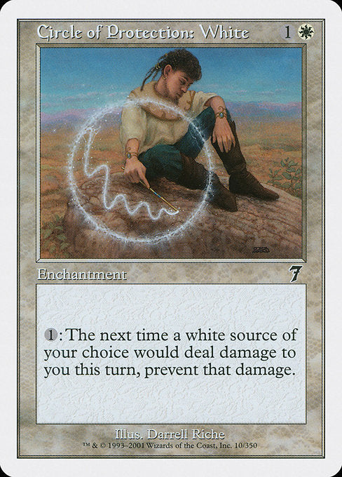 Circle of Protection: White [Seventh Edition] | Galactic Gamez
