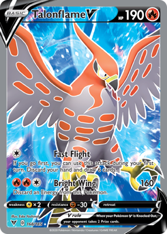 Talonflame V (168/185) [Sword & Shield: Vivid Voltage] | Galactic Gamez