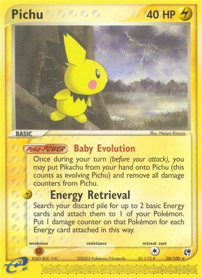 Pichu (20/100) [EX: Sandstorm] | Galactic Gamez