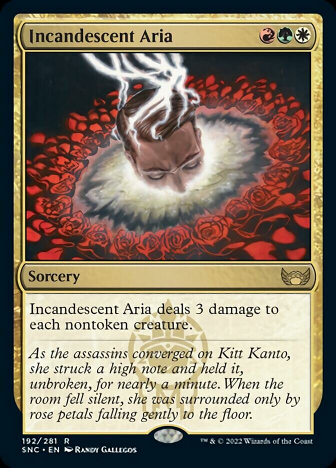 Incandescent Aria [Streets of New Capenna] | Galactic Gamez