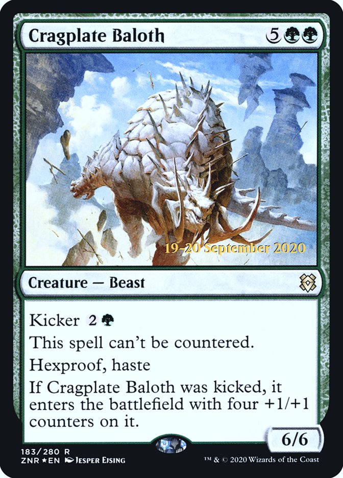 Cragplate Baloth  [Zendikar Rising Prerelease Promos] | Galactic Gamez