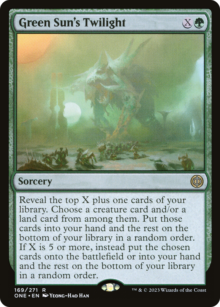 Green Sun's Twilight [Phyrexia: All Will Be One] | Galactic Gamez