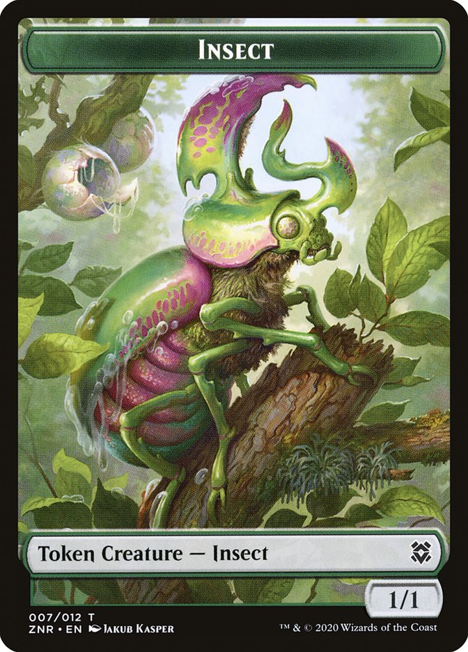 Insect Token [Zendikar Rising] | Galactic Gamez