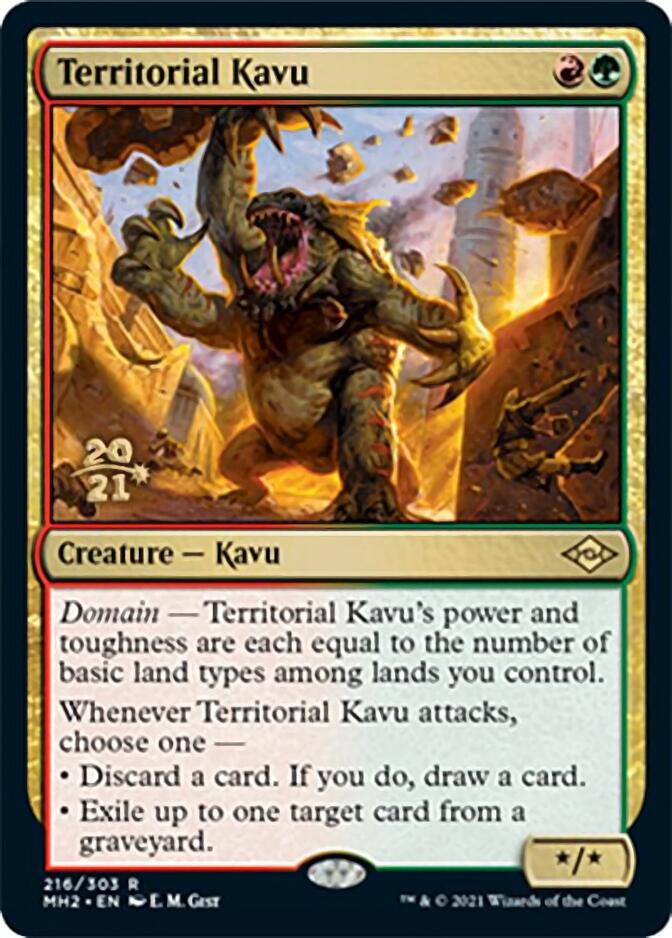 Territorial Kavu [Modern Horizons 2 Prerelease Promos] | Galactic Gamez