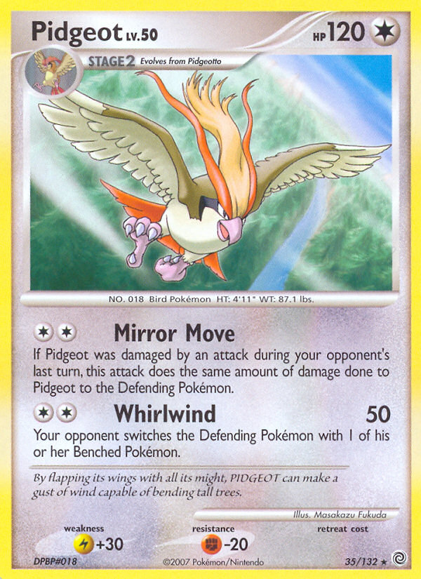 Pidgeot (35/132) [Diamond & Pearl: Secret Wonders] | Galactic Gamez