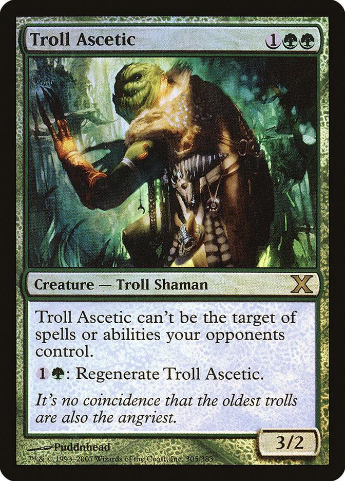 Troll Ascetic (Premium Foil) [Tenth Edition] | Galactic Gamez