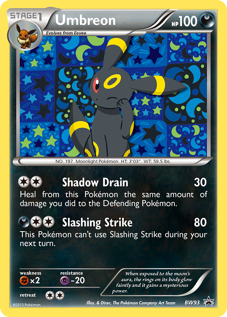 Umbreon (BW93) [Black & White: Black Star Promos] | Galactic Gamez