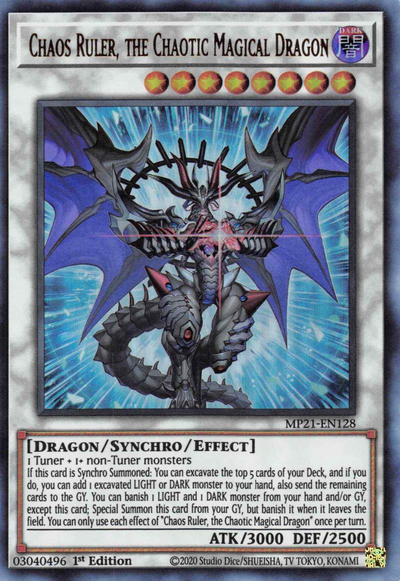 Chaos Ruler, the Chaotic Magical Dragon [MP21-EN128] Ultra Rare | Galactic Gamez