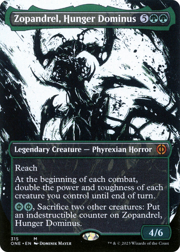 Zopandrel, Hunger Dominus (Borderless Ichor) [Phyrexia: All Will Be One] | Galactic Gamez