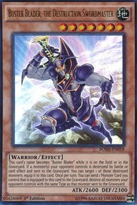 Buster Blader, the Destruction Swordmaster [BOSH-EN018] Ultra Rare | Galactic Gamez