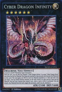 Cyber Dragon Infinity [BOSH-EN094] Secret Rare | Galactic Gamez