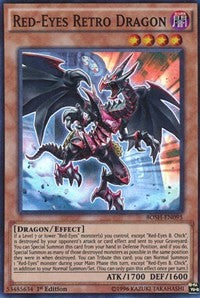 Red-Eyes Retro Dragon [BOSH-EN095] Super Rare | Galactic Gamez