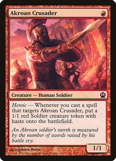 Akroan Crusader [Theros] | Galactic Gamez