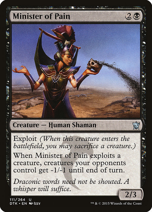 Minister of Pain [Dragons of Tarkir] | Galactic Gamez
