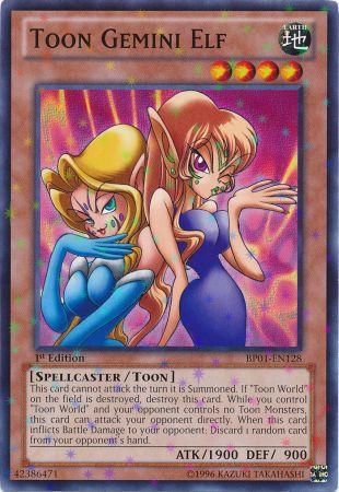 Toon Gemini Elf [BP01-EN128] Starfoil Rare | Galactic Gamez