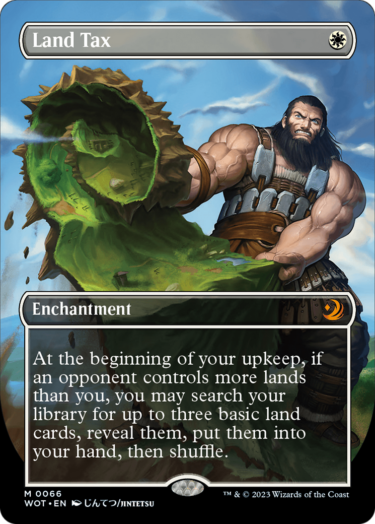Land Tax (Anime Borderless) [Wilds of Eldraine: Enchanting Tales] | Galactic Gamez