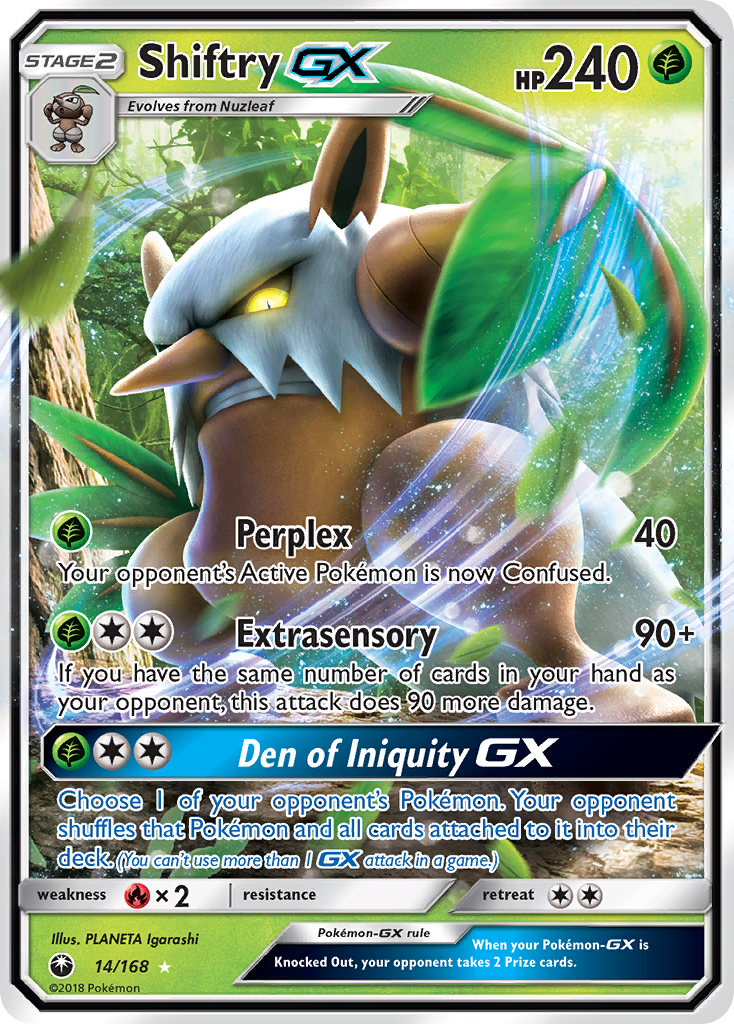 Shiftry GX (14/168) [Sun & Moon: Celestial Storm] | Galactic Gamez