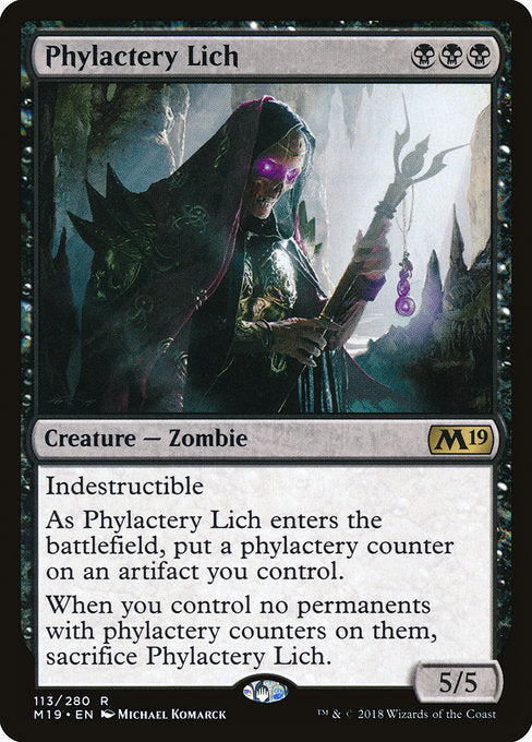 Phylactery Lich [Core Set 2019] | Galactic Gamez