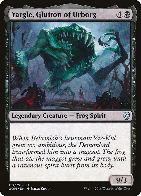 Yargle, Glutton of Urborg [Dominaria] | Galactic Gamez