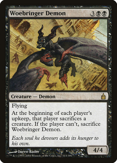 Woebringer Demon [Ravnica: City of Guilds] | Galactic Gamez