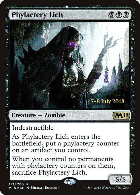 Phylactery Lich [Core Set 2019 Promos] | Galactic Gamez