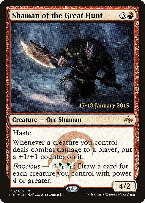 Shaman of the Great Hunt [Fate Reforged Promos] | Galactic Gamez