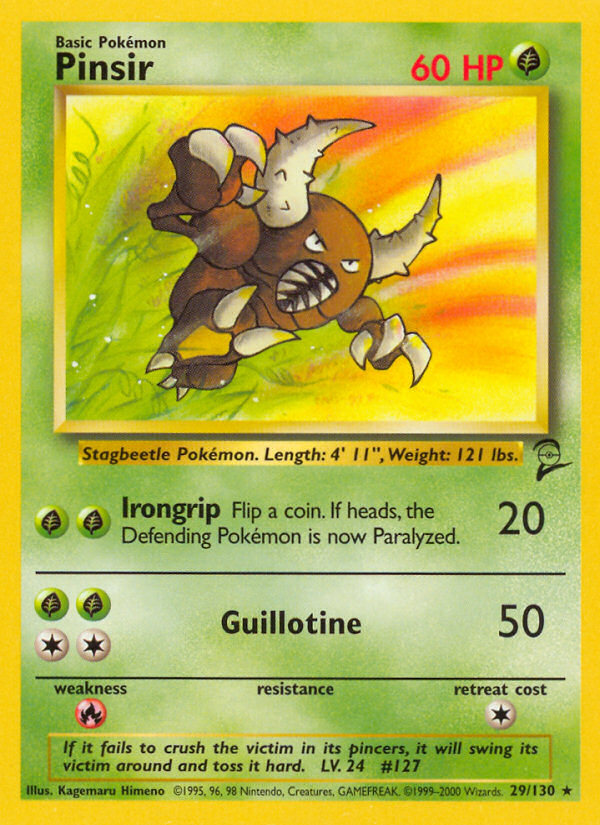 Pinsir (29/130) [Base Set 2] | Galactic Gamez