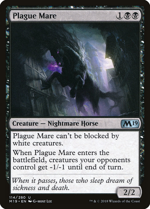 Plague Mare [Core Set 2019] | Galactic Gamez