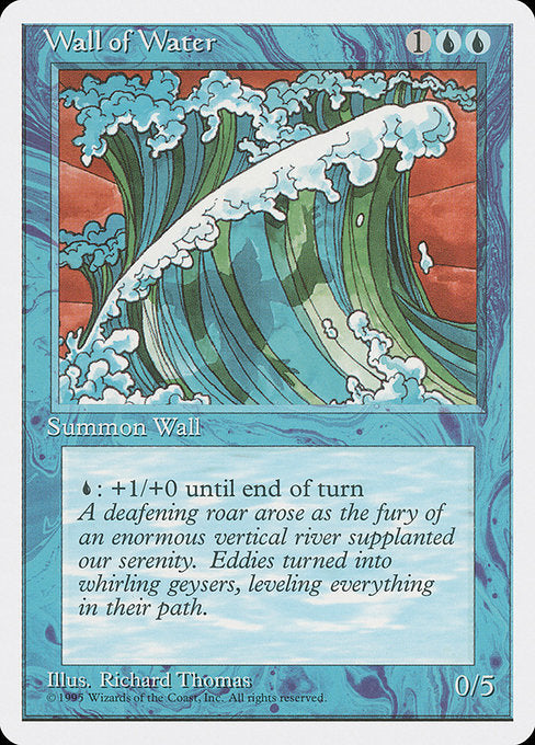 Wall of Water [Fourth Edition] | Galactic Gamez