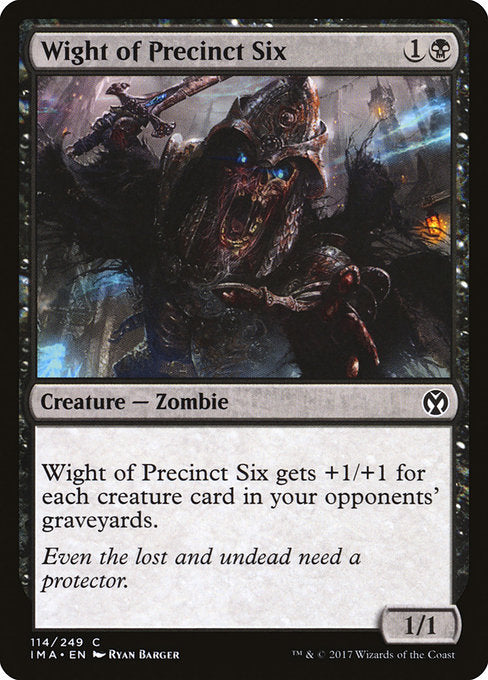Wight of Precinct Six [Iconic Masters] | Galactic Gamez