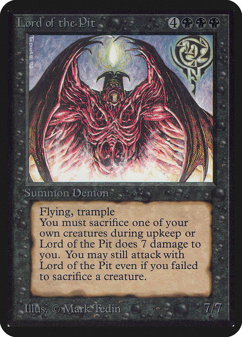 Lord of the Pit [Limited Edition Alpha] | Galactic Gamez