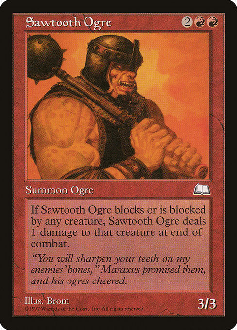 Sawtooth Ogre [Weatherlight] | Galactic Gamez