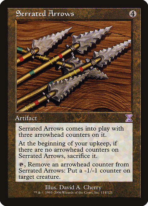 Serrated Arrows [Time Spiral Timeshifted] | Galactic Gamez