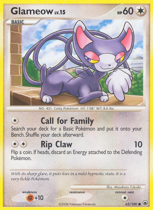 Glameow (65/100) [Diamond & Pearl: Majestic Dawn] | Galactic Gamez