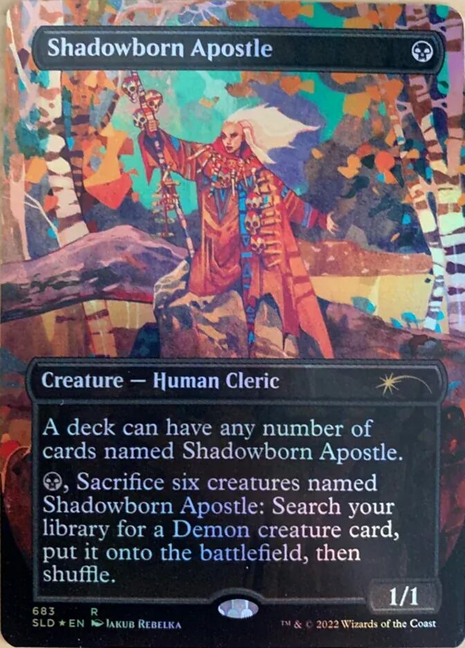 Shadowborn Apostle (Borderless) (683) [Secret Lair Drop Promos] | Galactic Gamez