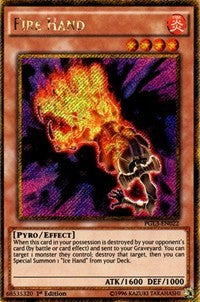 Fire Hand [PGL3-EN022] Gold Secret Rare | Galactic Gamez
